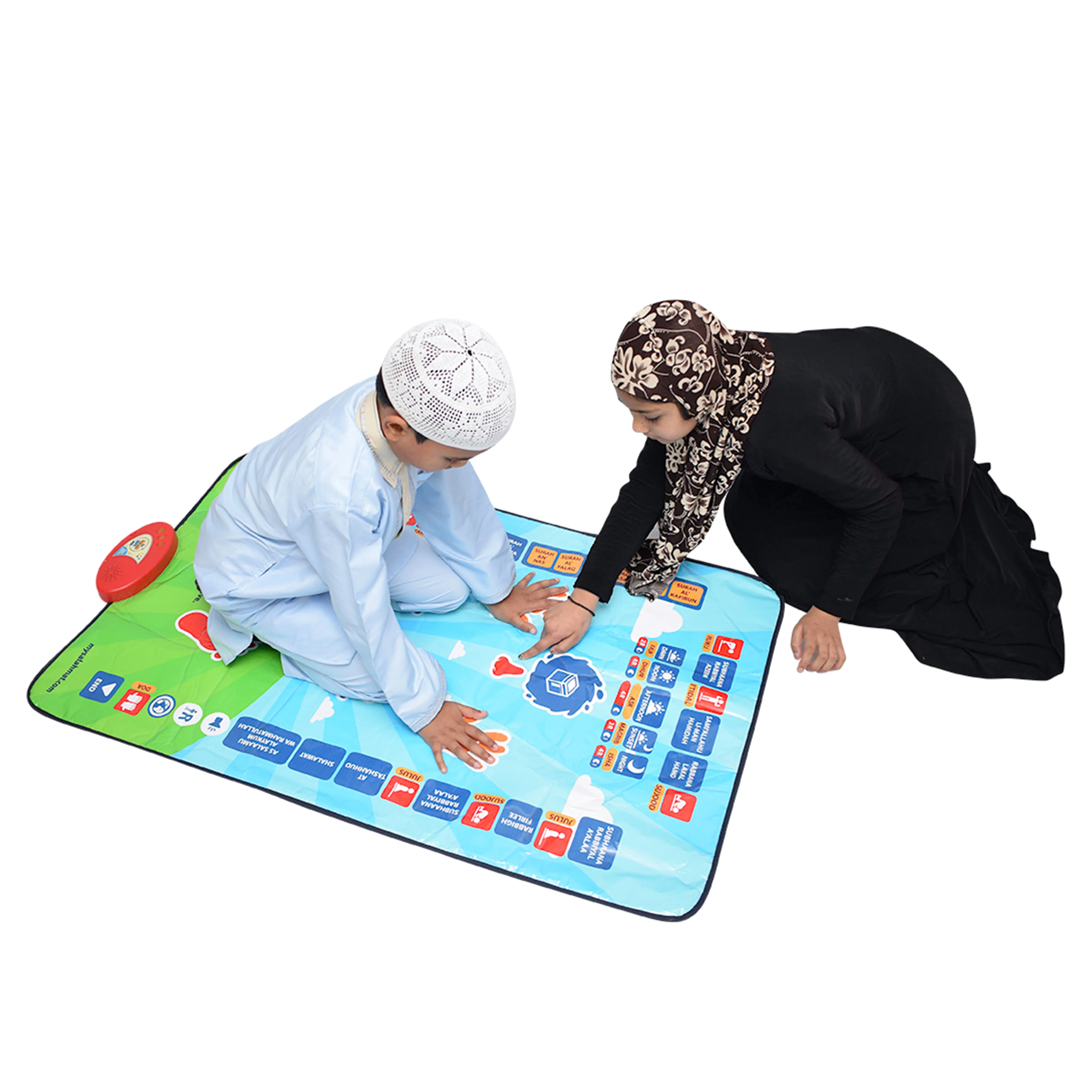 My Salah Mat - Interactive Educational Prayer Mat (Blue) - Image 20